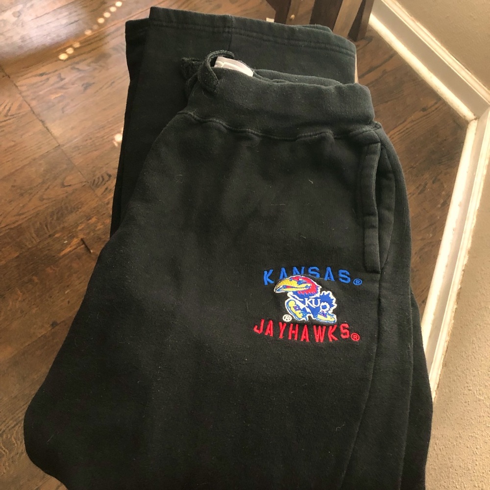 Ku Jayhawks sweat pants size sm